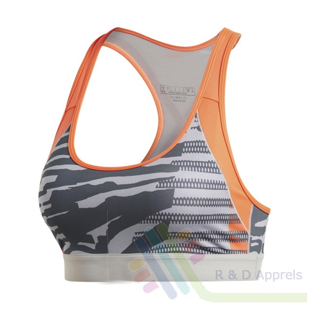 DON'T REST ITERATION WOMEN'S BRA SOLID GREY/PRINT