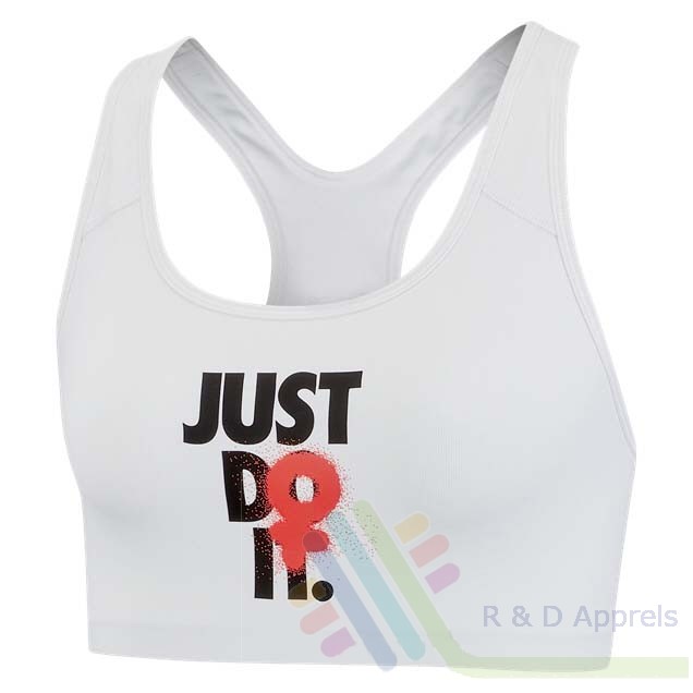 REBEL SWOOSH JDI WMNS BRA WHITE/BLK